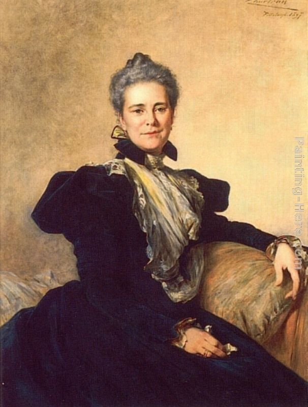 Theobald Chartran Portrait of Mrs Charles Lockhart